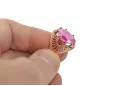 Vintage Jewlery Ring Amethyst Original Vintage 14K Rose Gold vrc003r